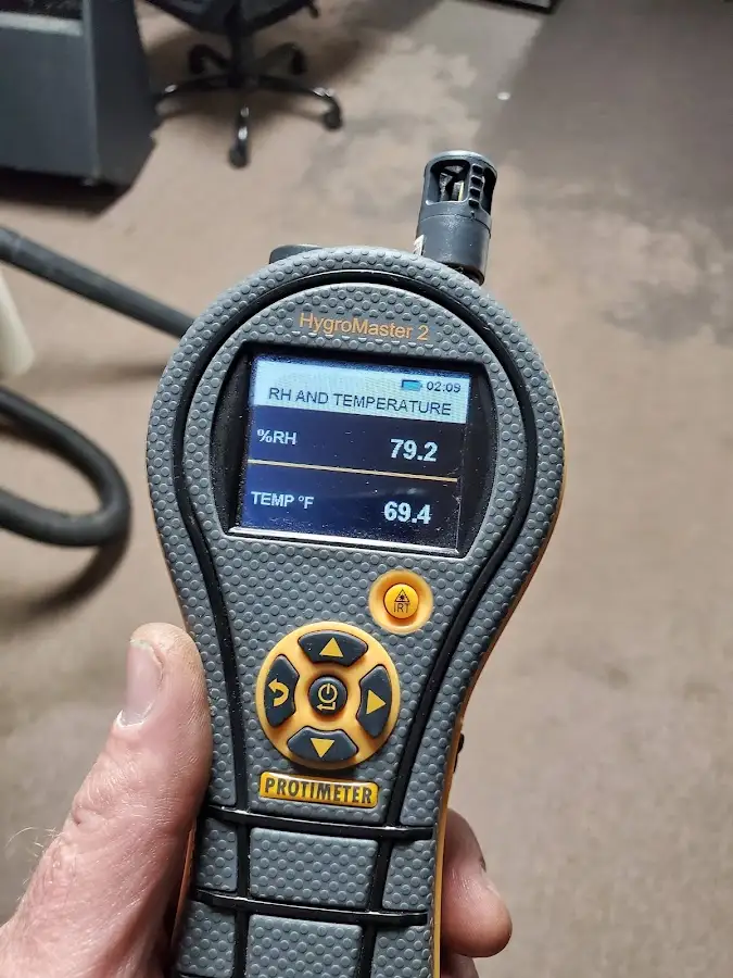 Moisture meter humidity assessment for Fire & Smoke Damage Restoration in The Meadows